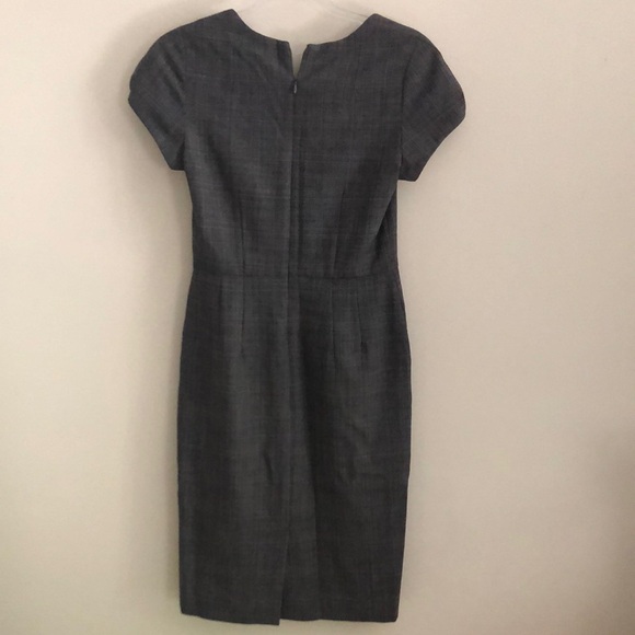 Banana Republic Grey Sheath Dress SZ0 - Picture 4 of 11